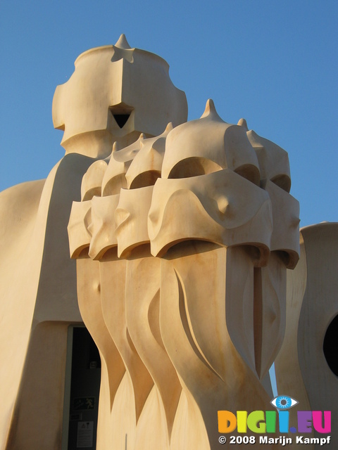 20952 Chimneys on La Pedrera